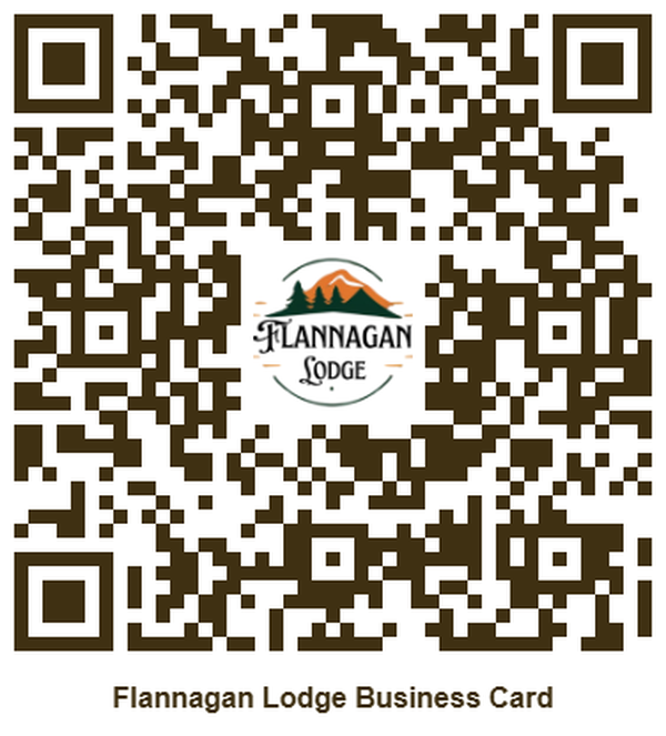 Flannagan Lodge digital business card QR code