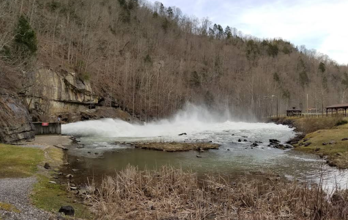 Below the Dam Recreation Area at John W. Flannagan Dam