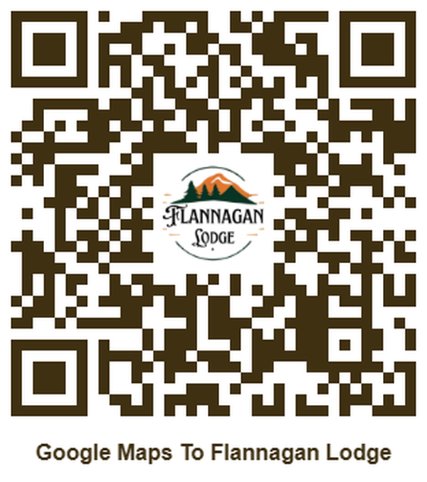 Google Maps directions to Flannagan Lodge QR code