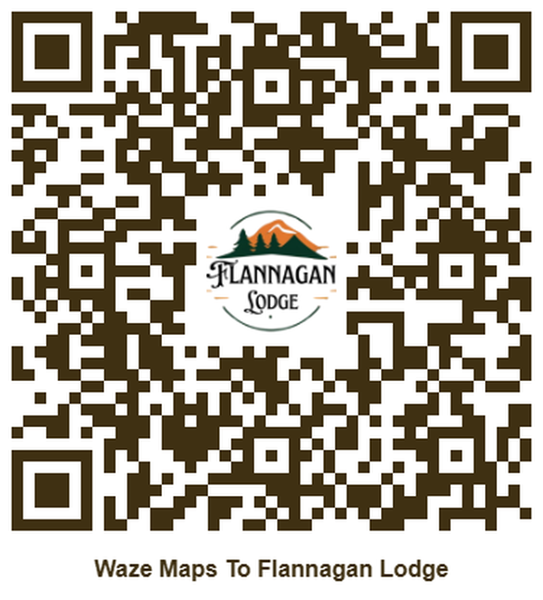 Waze directions to Flannagan Lodge QR code