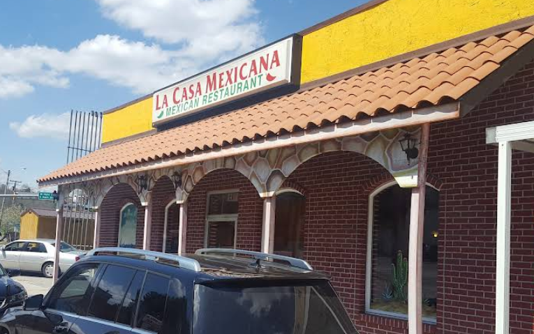 Exterior of La Casa Mexicana restaurant
